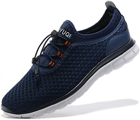 SIBARU Men's Walking Gym Sneakers Casual Athletic Comfortable Lightweight Running Shoes (Men,42EU/8.5US, Blue)