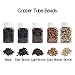 UNIQUEBELLA 1000 PCS 3.5mm Black Color Copper Tubes Beads Locks Micro Rings for Hair Extensions by UniqueBella