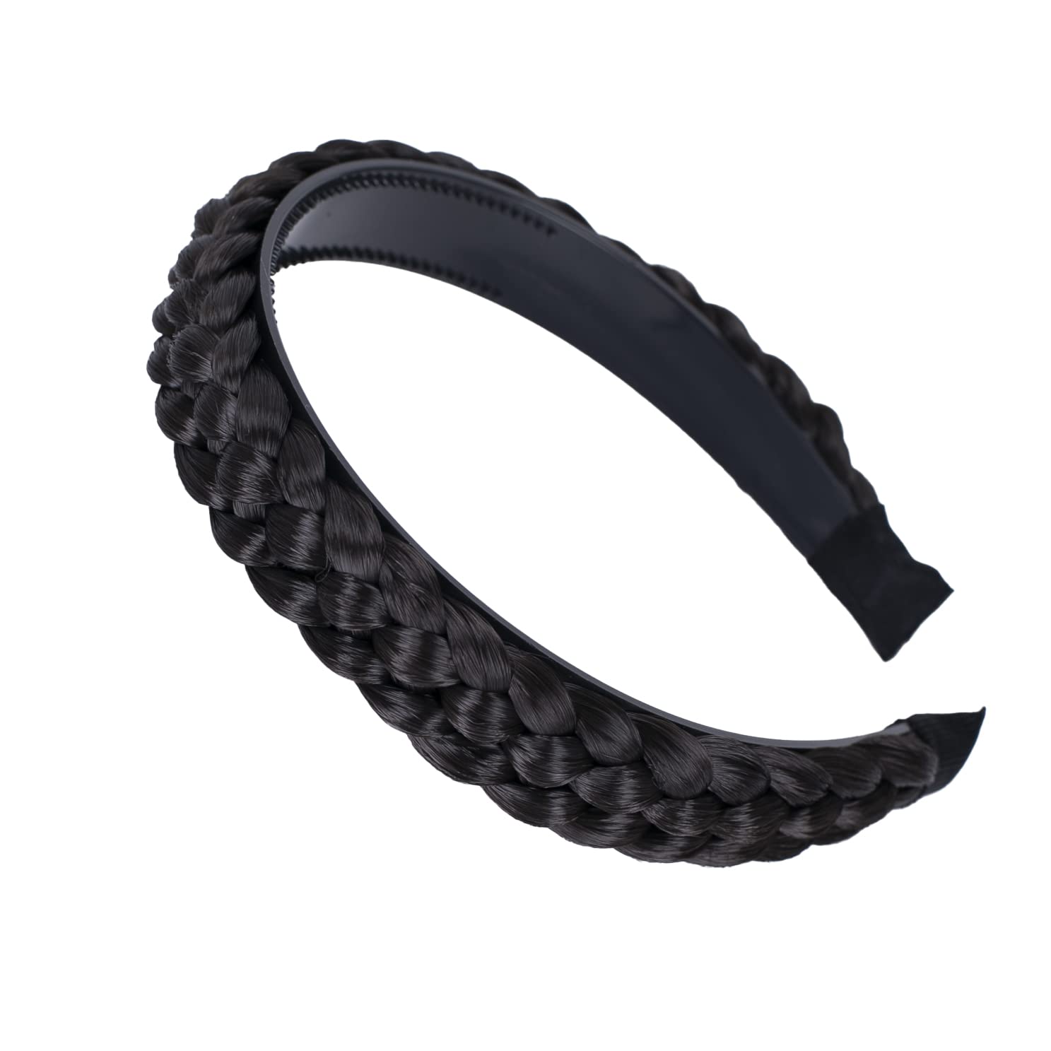 CAISHA Headband Ponytail Braided Hair piece Hair band Hair Accessories Dark Chocolate Brown HR9