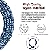 Xpener iPhone Cable, 4Pack 3FT 6FT 6FT 10FT Nylon Braided 8 Pin iPhone Lightning Charger to USB Cable Compatible with iPhone X, iPhone 8/8 Plus/7/7 Plus/6s/6s Plus/6/6 Plus/iPad (Blue)