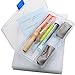 QUEENTI Needle Felting Craft Kit Set Wool Felt Tools with Foam Mat + Wooden Felting Handle + 9 Needles + Scissors + Awl + Finger Stall + Glue Stick