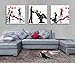 Spirit Up Art Huge Hair Salon Picture Painting on Canvas Print without framed, Modern Home Decorations Wall Art set of 3 Each is 5050cm #cy-652