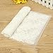 KINGSO Embroidery Cotton Lace Trim Wedding Fabric Cloth DIY Craft by the Yard White