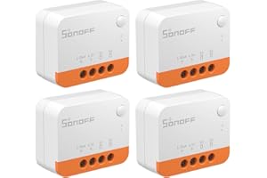 SONOFF Zigbee Smart Light Switch, No Neutral, Hub Required, 2-Way Interruptor Inteligente, Voice Control with Alexa, Google Home and SmartThings, ZBMINIL2 4 Pack