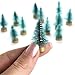 Factory Direct Craft 48 Green Bottle Brush Holiday Trees for Crafting and Displaying