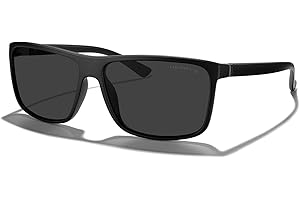 MERRY'S Rectangular Polarized Sports Sunglasses for Men Women Cycling Driving Fishing UV400 Protection S8225