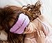 HappyDaily Beautiful and Comfortable Sleep Masks - Set of 3 (Sweet Dreams - Pink/Blue/Purple)