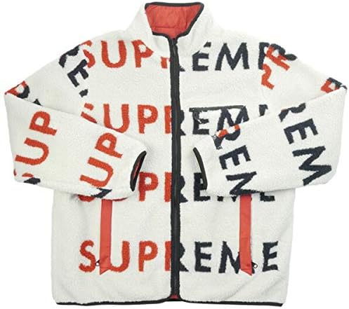 reversible logo fleece jacket supreme