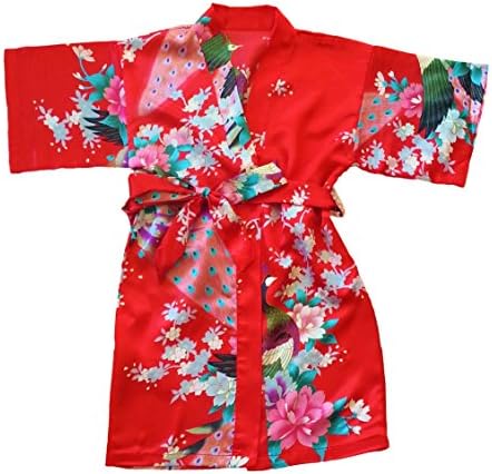 Modern Celebrations Flower Girl Robe (4, Red)