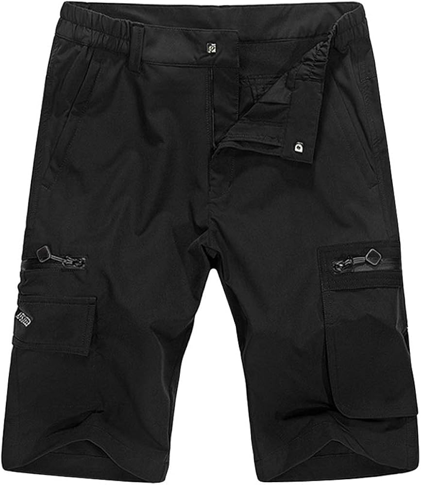 OCHENTA Mens Expandable Waist Lightweight Quick Dry Cargo Shorts Men Shorts kmotors.co.th