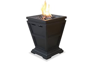Uniflame Lp Gas Outdoor Table Top Fireplace