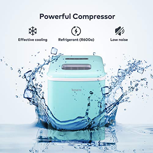 Ice Maker, Portable Ice Maker Machine for Countertop, 9 Cubes Ready in