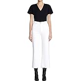 7 for All Mankind Womens Ultra High-Rise Cropped Jo in Luxe Vintage Soleil