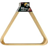 Viper by GLD Products Wood Triangle Ball Rack, Pool Table Accessory, Oak | Solid Wood, Reinforced Corners, Fits Regulation 2.25 Inch Balls, Tight Rack For Better Breaks, Oak, Pool Table Accessory