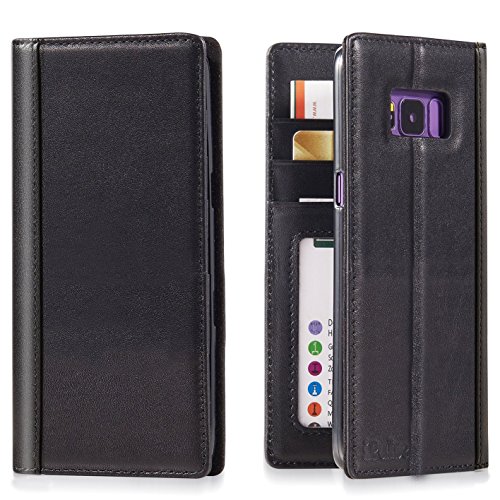 Galaxy s8 plus leather flip case -- ipulse journal series italian…