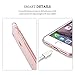 iPhone 7 Slim Case, ILUXUS Thin Fit & Lightweight Soft Flexible TPU Silicone Protective Case Cover, ILUXUS Transparent Crystal Clear Ultra Slim Thin Case for Apple iPhone 7 4.7 inches-Clear
