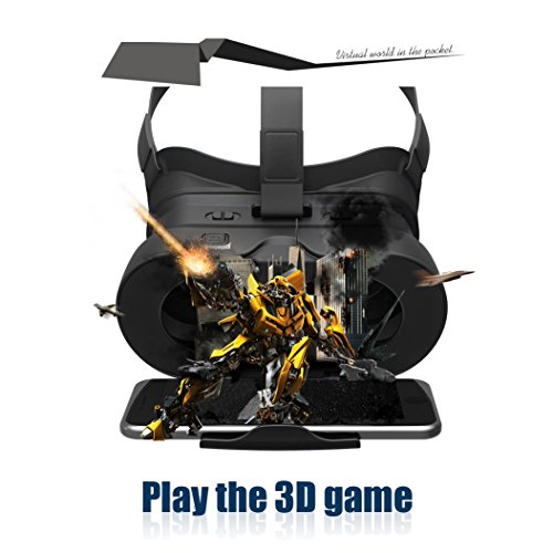 Foldable-VR-headset-No-dizzy-feeling-Adjustable-Portable-Virtual-Reality-for-VR-Games-and-3D-Movie-Compatible-with-45-60-inch-screensIOS-Android