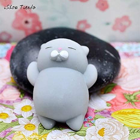 Cute Mochi Squishy Cat Squeeze Healing Fun Kids Kawaii Toy Stress Reliever Decor Christmas Gift Dropshipping