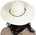 Simplicity Women's UPF 50+ Wide Brim Braided Straw Sun Hat with Lanyard