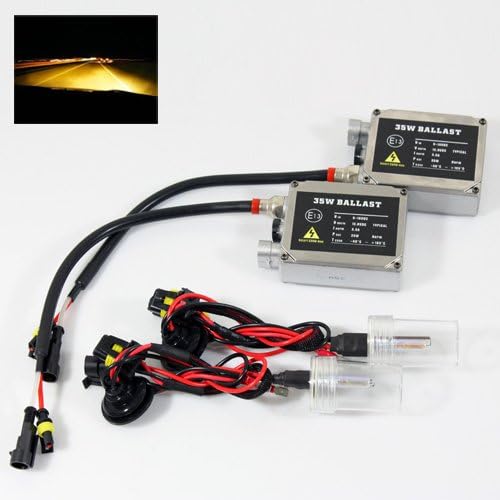00-04 Volvo S40 H3 35W Xenon HID (High Intensity Discharge) Conversion Kit for Fog Lights - 3000K Yellow