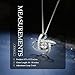Sable Pendant Necklace with Floating Crystal, Best Ideal Gift for Girls & Women
