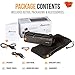 Waterproof Bluetooth Speaker, Alpatronix AX410 Portable Rugged Indoor/Outdoor 12 Watt Stereo Shockproof Wireless Speaker with Mic, Subwoofer & Carabiner for Cyclists, Smartphones & Computers - Black