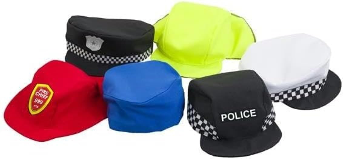 PRETEND TO BEE Unisex Kids People Who Help Us Hat Set, Mulit-Colour, 3-7 Years UK
