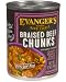 EVANGER'S 776150 12-Pack Hand-Packed Grain Free Braised Beef with Chunks Dinner for Dogs, 12-Ounce