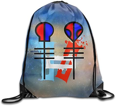 Hotgirl 21 Pilots Backpack Gymsack Drawstring Backpack White