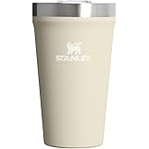 STANLEY Everyday Tumbler 16 oz | Press Fit Drink Through Lid | Beverage, Coffee, and Cocktail Cup | Insulated Stainless Steel Wine Glass | BPA-Free | Toasted Almond