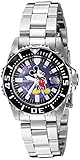 Invicta Women's Disney Limited Edition Quartz Watch with Stainless-Steel Strap, Silver, 15.4 (Model: 25570)