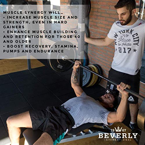 Beverly International Muscle Synergy 240 TABS (15 Servings) Clinically Dosed Ingredients - HMB, L-Arginine, L-Citrulline, Creatine Monohydrate, L-Ornithine. Bigger-Stronger-Lasting Pumps.