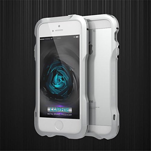 iPhone 5s Case,iPhone SE Case, Esing Premium Aluminum Alloy Metal Frame 3D Hard Slim Bumper Case for Apple iPhone 5/5s/se(Silver)
