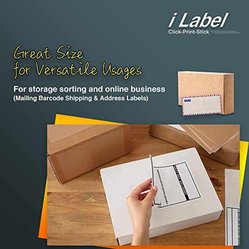 iLable 24UP 1.5" x 1.5" Square Labels for Laser & Inkjet Printers[100