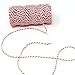 Just Artifacts 12Ply 110-Yards Decorative Bakers Twine for DIY Crafts & Gift Wrapping (1pc, Cherry Red)