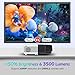 VicTsing Mini Projector with HiFi Steoro Sound, 3500 Lux (50% Brighter). 1080P Supported Video Projector with Customsized Bag. Compatible with TV Stick, Laptop, 2019 Upgradedthumb 1
