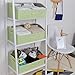 StorageWorks Storage Bins, Fabric Storage Baskets, Foldable Closet Organizer Trapezoid Storage Box, Bamboo Style, Green, EX-Jumbo, 3-Pack
