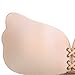 ZuLves Women's Summer Strapless Adhesive Push Up Drawstring Nubra (Cup B, Nude)