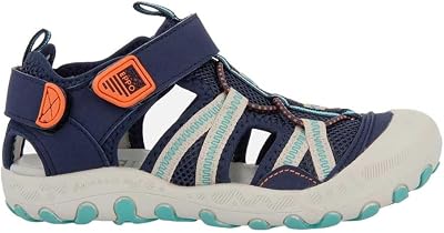 Tongs Sport Bleu Marin avec détails Vert pour garçon DEINZE