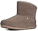 FitFlop Women's Mukluk Shorty Boot, Timber Wolf, 6 M US
