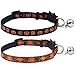 Halloween Cat Collar Breakaway with Bell Adjustable Nylon Safety for Kitty Kitten, 2 Pack