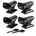 Katzco Save A Deer Whistle - Ultra Sonic Noise Inaudible for Human Only for Deer's- Begins Working at 35 MPH- Powered by Wind Energy, Non-Electric- Value 4 Pack - Avoids Deer Collisions for Car