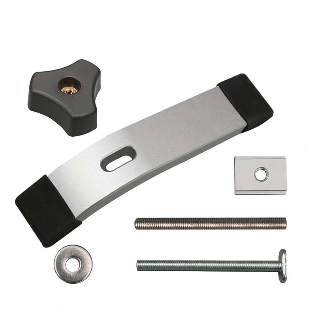 CENPEK T-Track Hold-Down Clamp, Silver, 8mm Threaded, Ideal for Woodworking & Metalworking