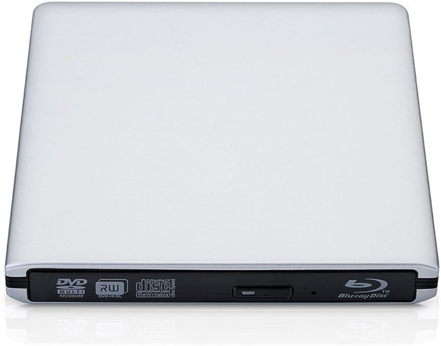 External Blu-Ray Drive Player Smallcar USB 3.0 Bluray Burner Writer Play 3D BD CD DVD Disc for Mac OS Windows 10/8/7/Vista/XP/2000/ME/SE/98/Linux,PC, Laptop,Desktop,Notebook