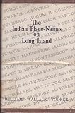 Front cover for the book The Indian place-names on Long Island and Islands adjacent, with their probable significations by William Wallace Tooker