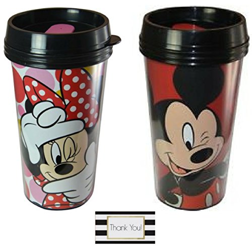 Mickey and minnie mouse set of 2 16oz personal on-the-g…