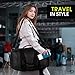 bago Waterproof Duffel Bag Backpack For Men & Women - 3 Way Duffel Backpack for Travel Camping Gear & Sports - Heavy Duty Travel Duffle Bag Backpack With Straps - Travel Backpack for Men (Black)