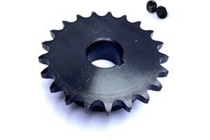 RHKING #40 Roller Chain Sprocket B Type 1" Bore Rust Prevention Hardened 21 Tooth