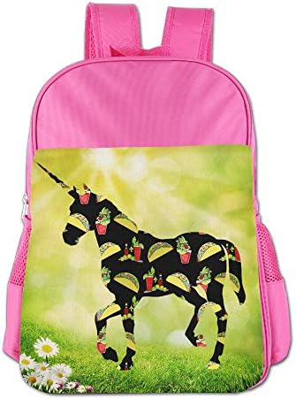 Fancy Unicorn Taco Casual Backpacks Teen Girls&Boys Bookbag