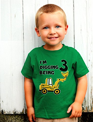 Tstars 3rd Birthday Shirt Boy 3 Year Old Construction Party Toddler ...